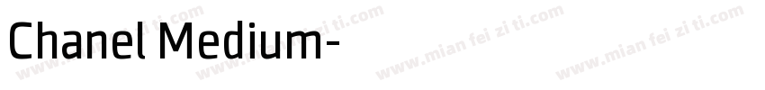 Chanel Medium字体转换